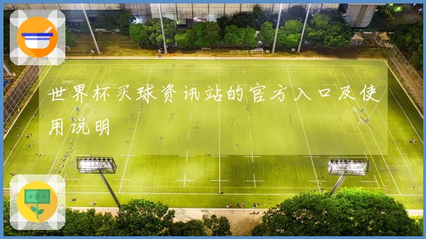 世界杯买球资讯站的官方入口及使用说明